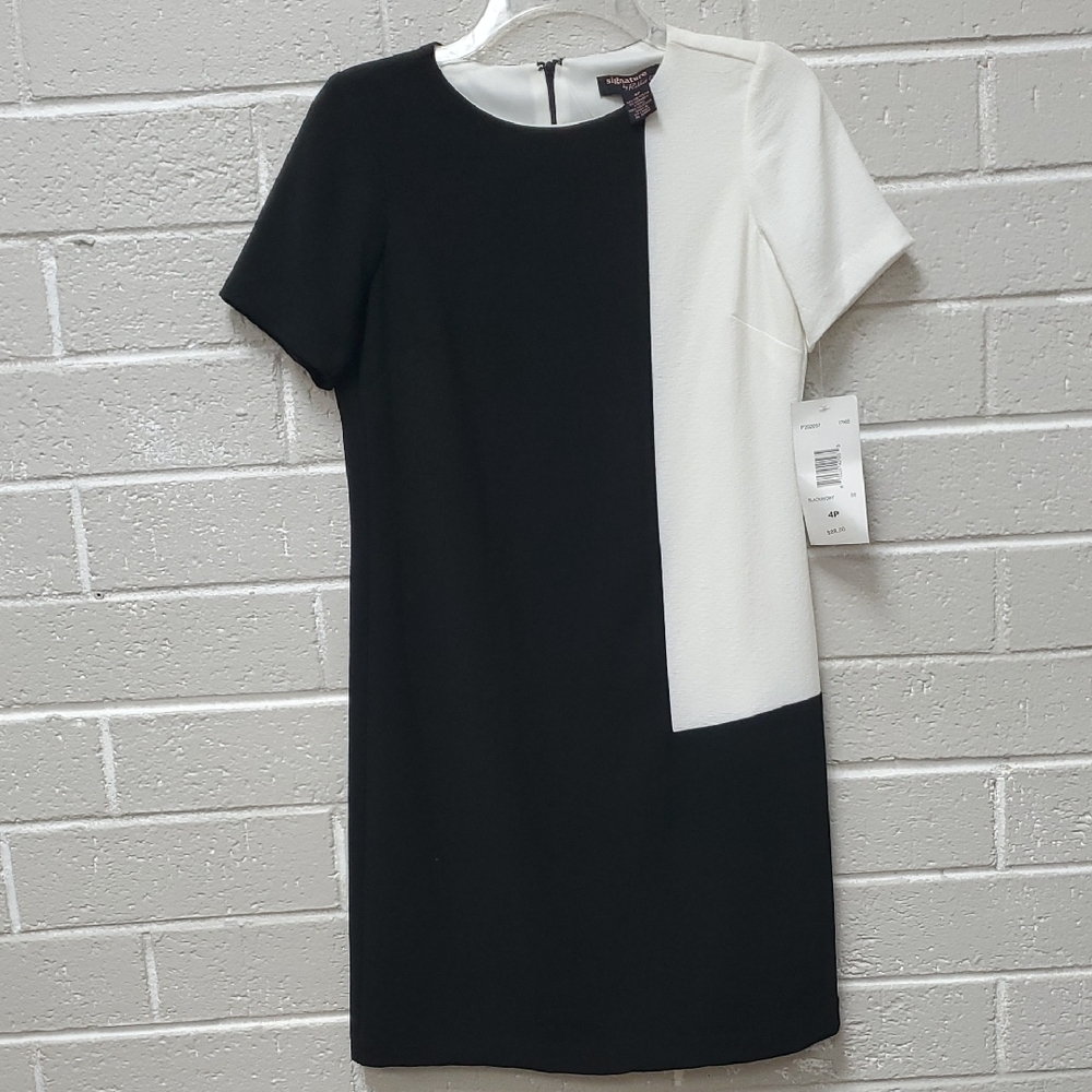 3/$20 Black and White Colorblock Dress